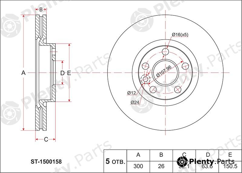  SAT part ST1500158 Replacement part