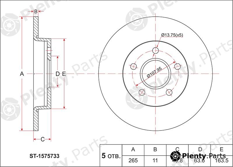  SAT part ST1575733 Replacement part