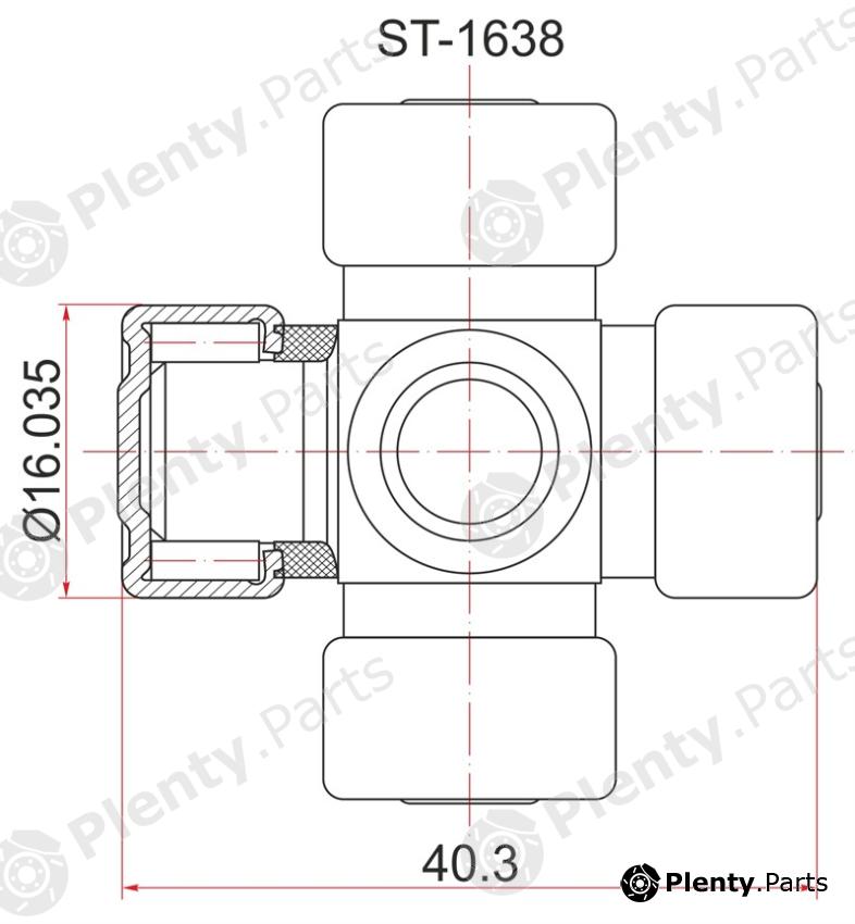  SAT part ST1638 Replacement part