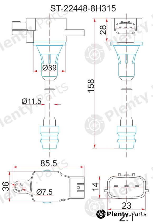  SAT part ST-22448-8H315 (ST224488H315) Replacement part