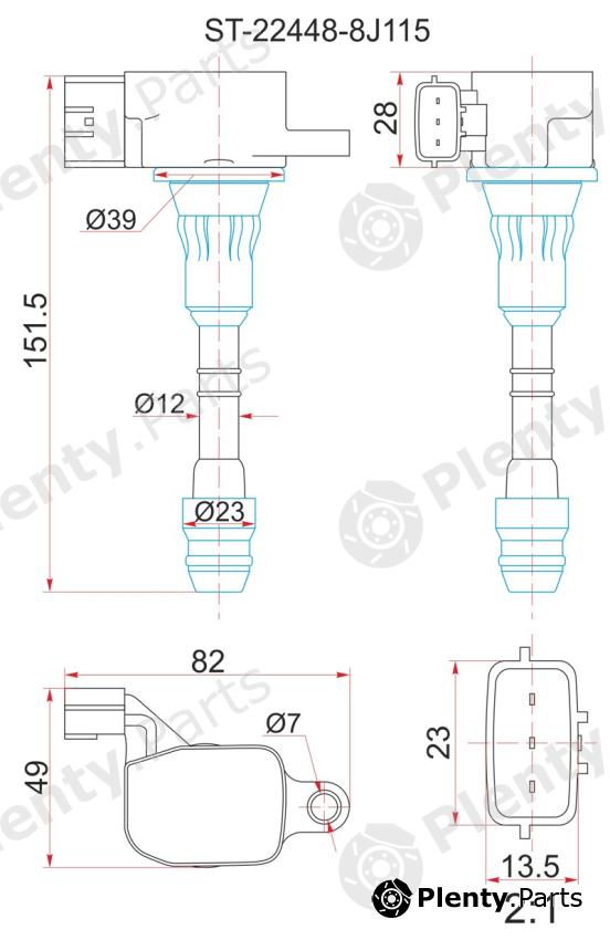  SAT part ST-22448-8J115 (ST224488J115) Replacement part