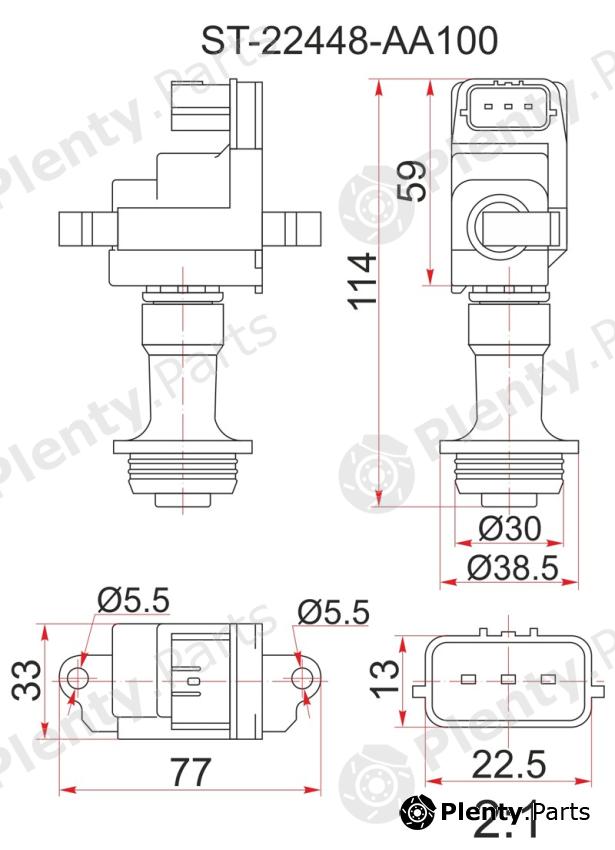  SAT part ST22448AA100 Replacement part