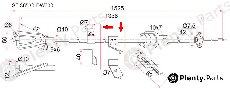  SAT part ST36530WD000 Replacement part