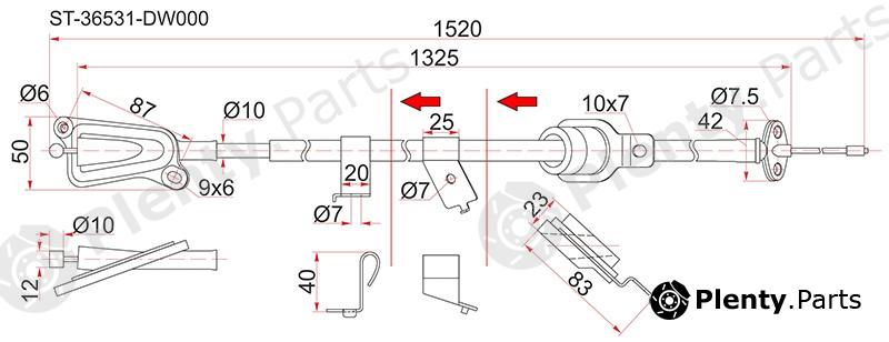  SAT part ST36531WD000 Replacement part