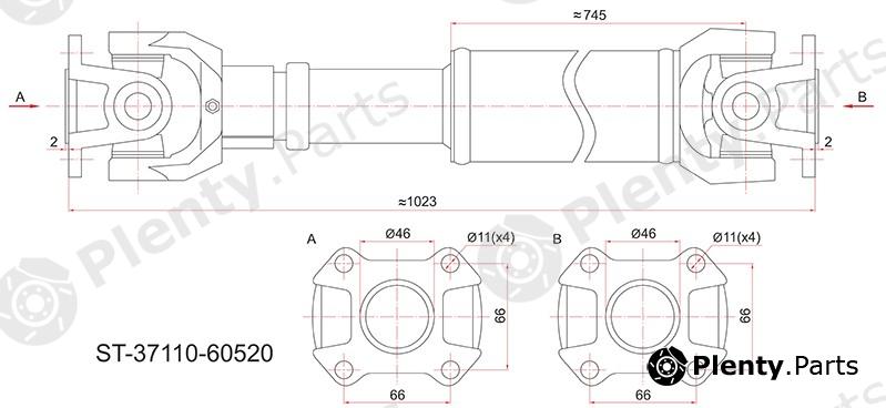  SAT part ST3711060520 Replacement part