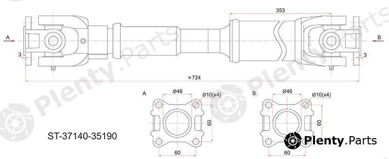  SAT part ST3714035190 Replacement part