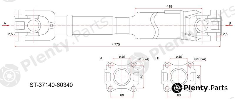  SAT part ST3714060340 Replacement part