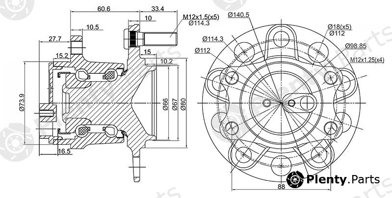  SAT part ST3785A008 Replacement part