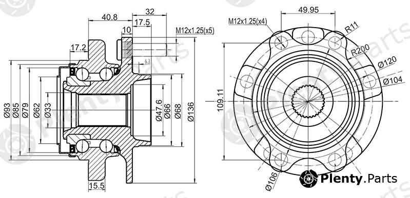  SAT part ST40202CA010 Replacement part