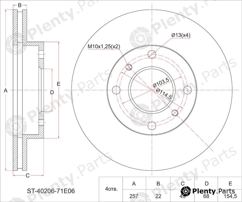  SAT part ST4020671E06 Replacement part