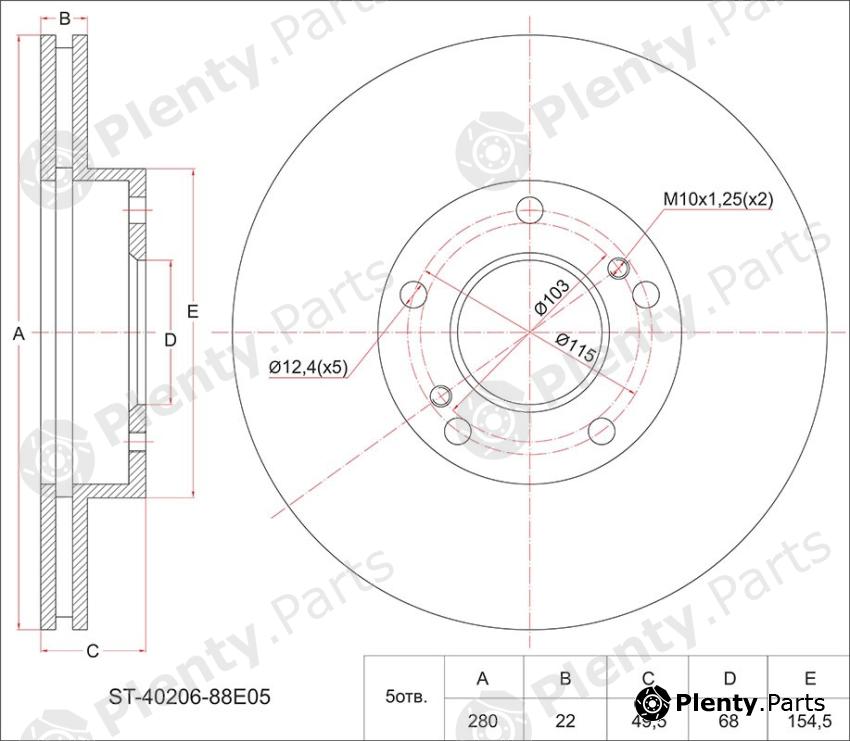  SAT part ST4020688E05 Replacement part