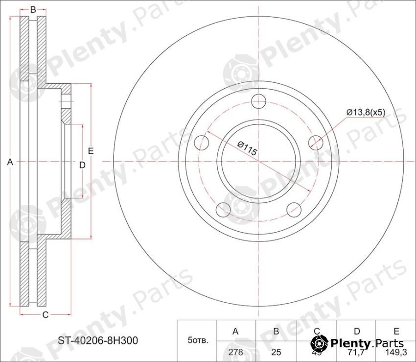  SAT part ST402068H300 Replacement part
