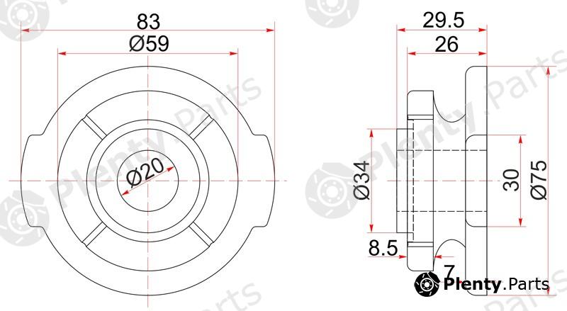  SAT part ST4165128050 Replacement part