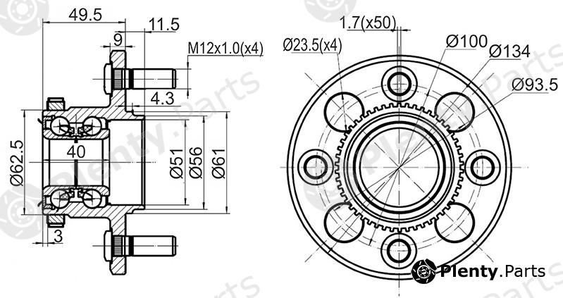  SAT part ST42200S04008 Replacement part