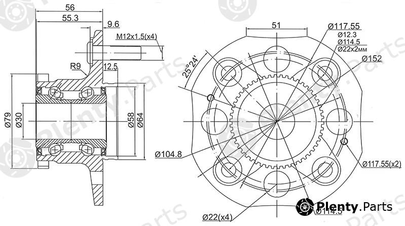  SAT part ST42200S84C51 Replacement part