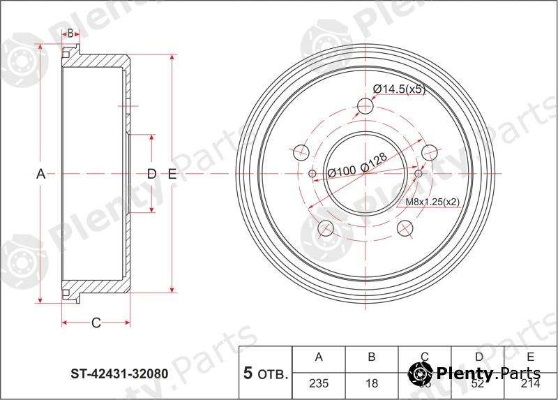  SAT part ST4243132080 Replacement part