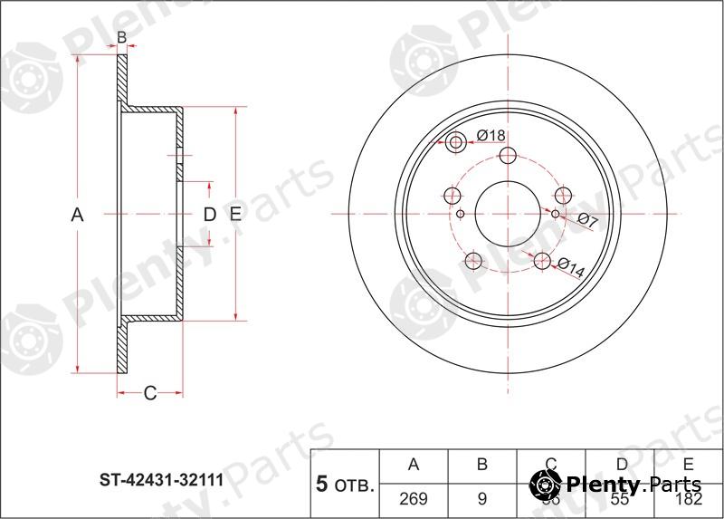  SAT part ST4243132111 Replacement part