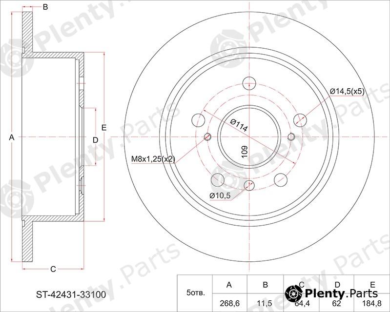  SAT part ST4243133100 Replacement part