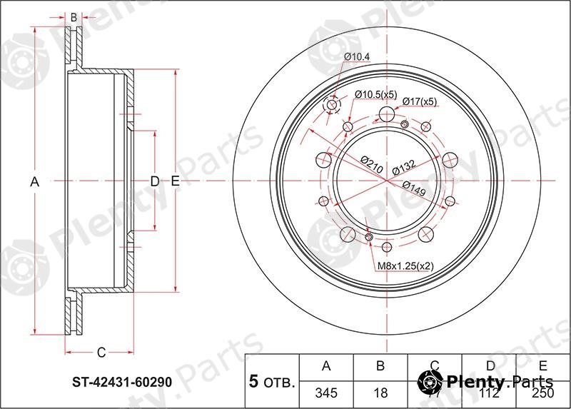  SAT part ST4243160290 Replacement part