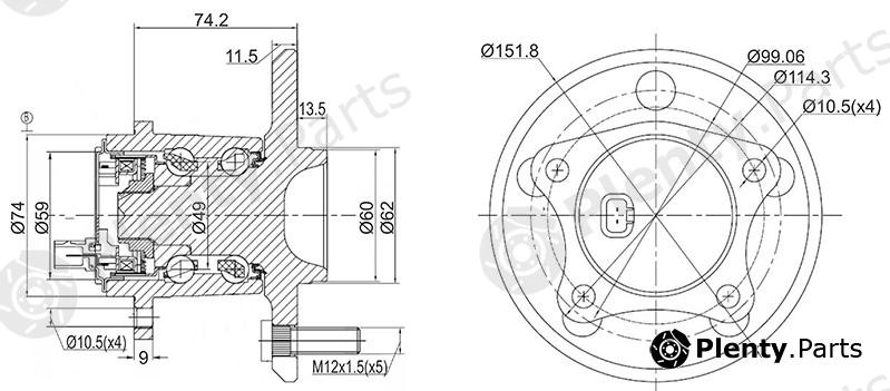  SAT part ST4245006040 Replacement part
