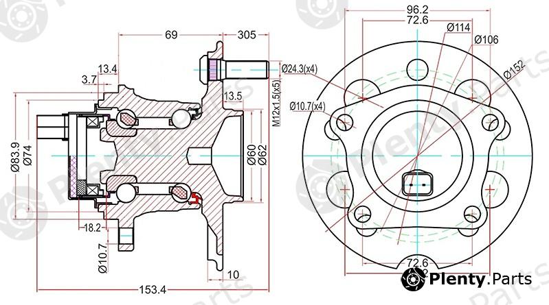  SAT part ST4245042030 Replacement part