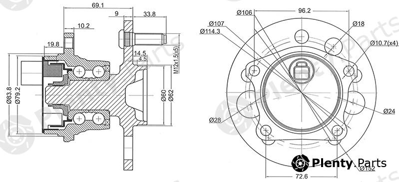  SAT part ST4245044010 Replacement part