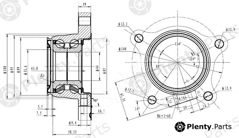  SAT part ST-42450-60050 (ST4245060050) Replacement part