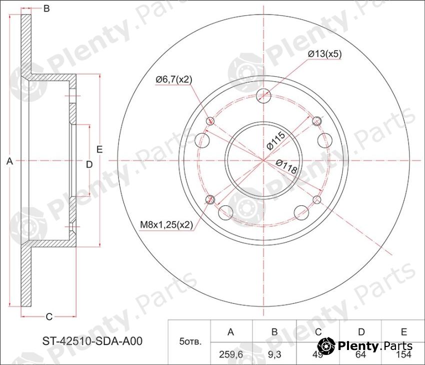  SAT part ST42510SDAA00 Replacement part