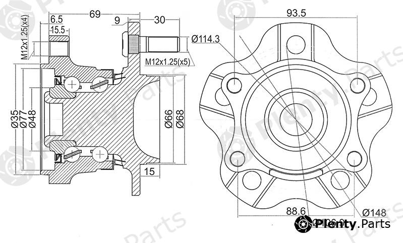 SAT part ST43202CN000 Replacement part