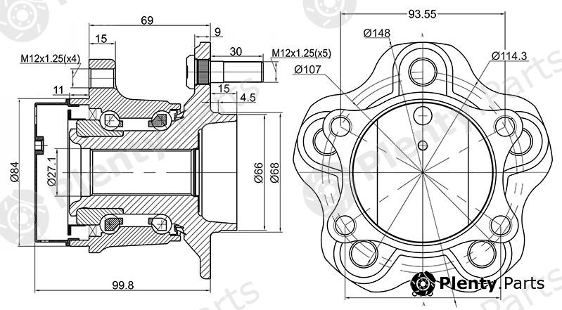  SAT part ST43202JG000 Replacement part