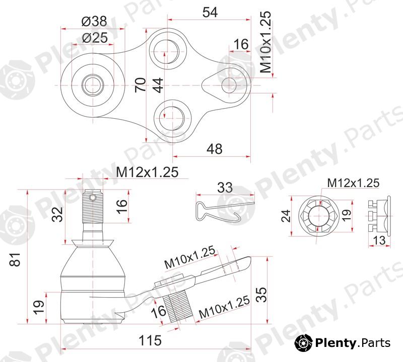  SAT part ST4333019085 Replacement part