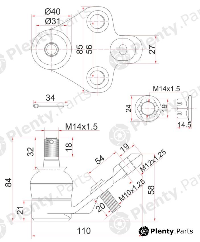  SAT part ST4333029425 Replacement part