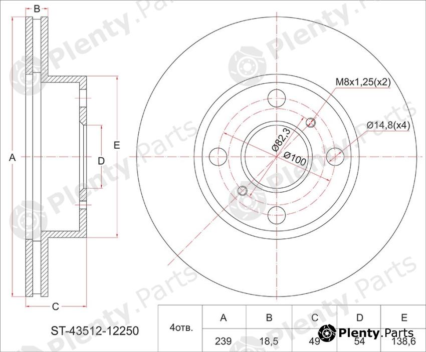  SAT part ST4351212250 Replacement part
