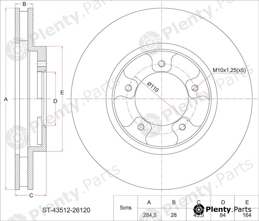  SAT part ST4351226120 Replacement part