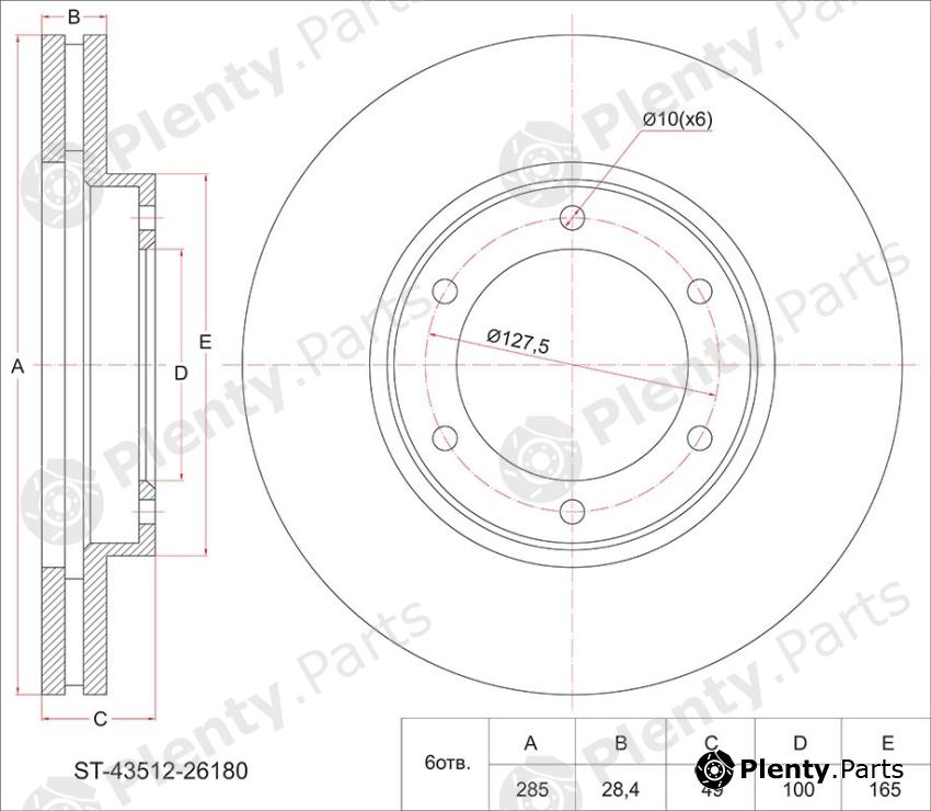 SAT part ST4351226180 Replacement part