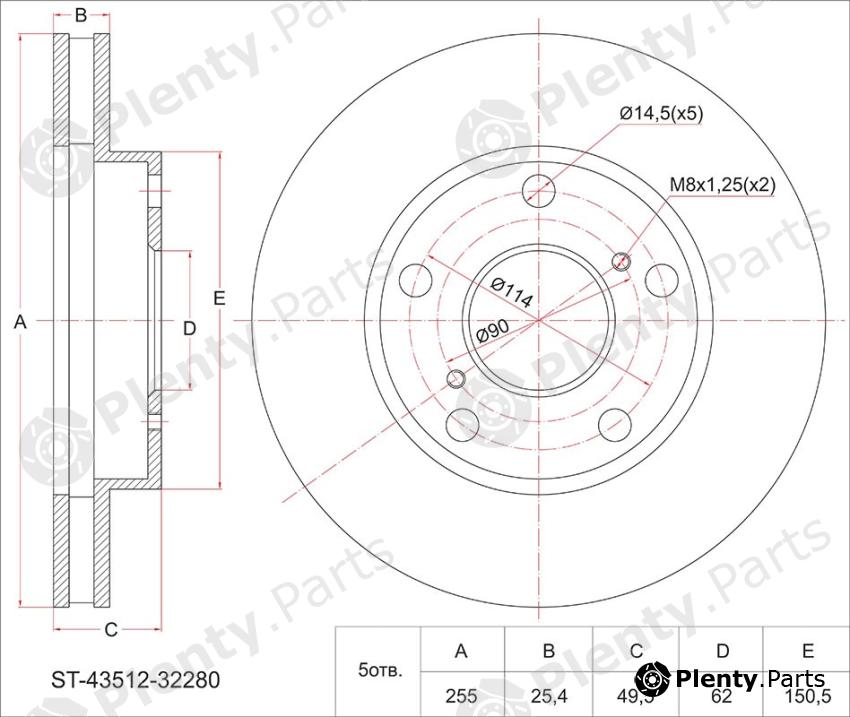  SAT part ST4351232280 Replacement part