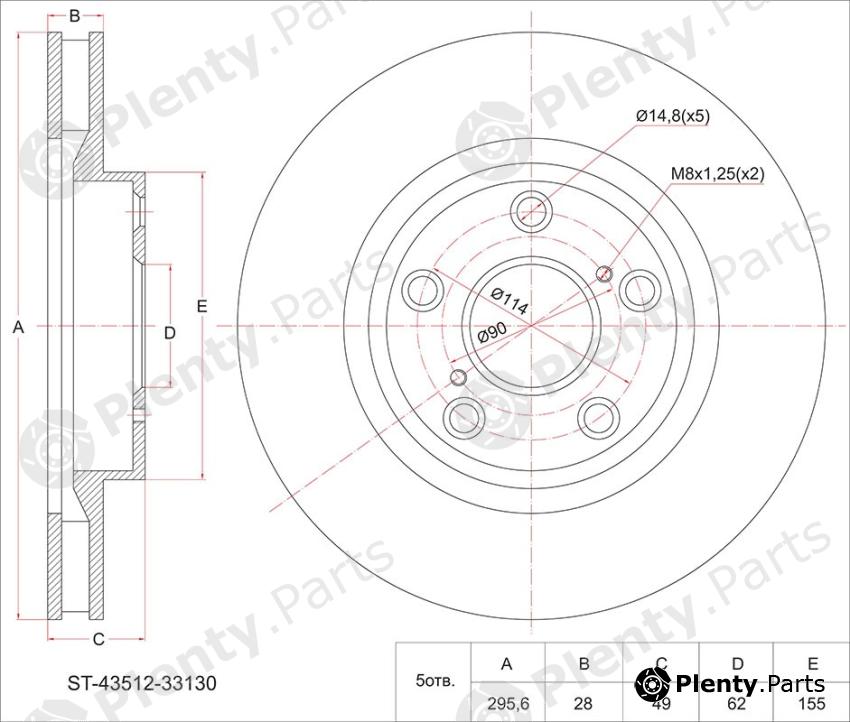  SAT part ST4351233130 Replacement part
