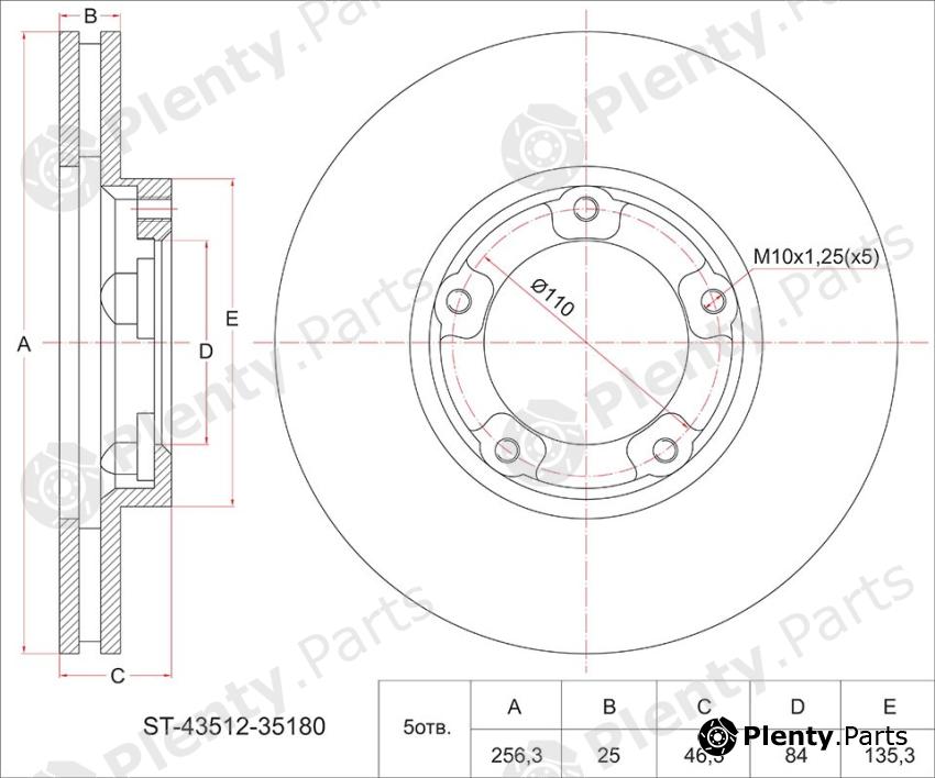  SAT part ST4351235180 Replacement part