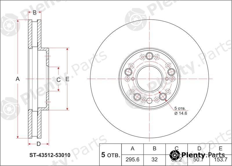  SAT part ST4351253010 Replacement part