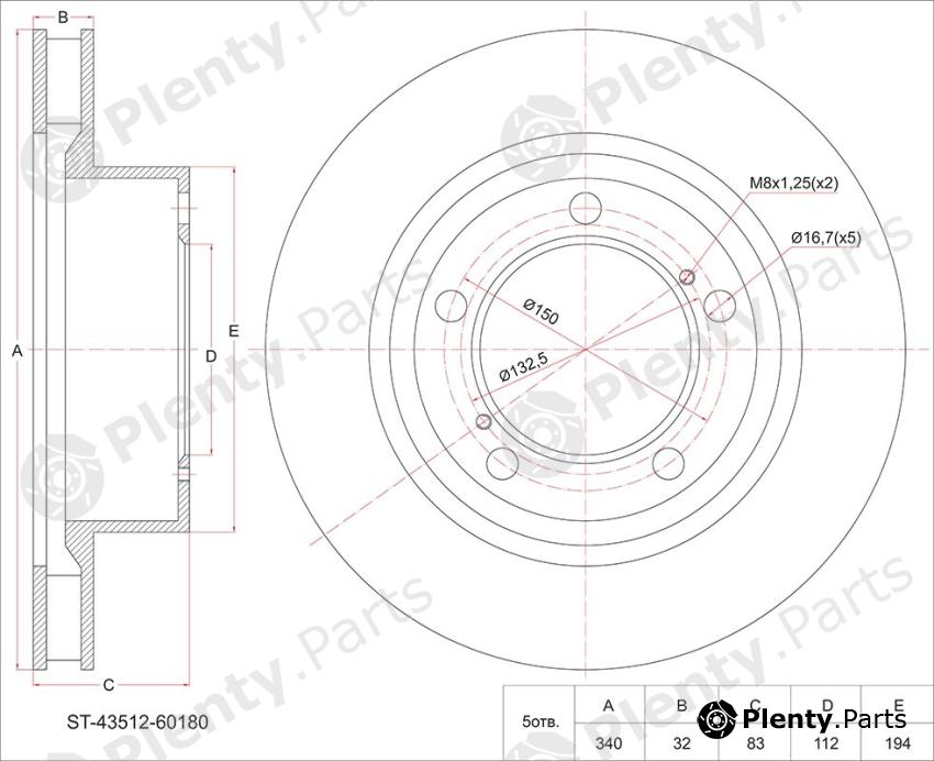  SAT part ST4351260180 Replacement part