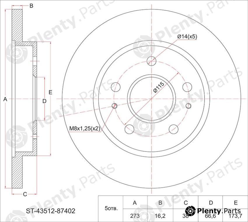  SAT part ST4351287402 Replacement part