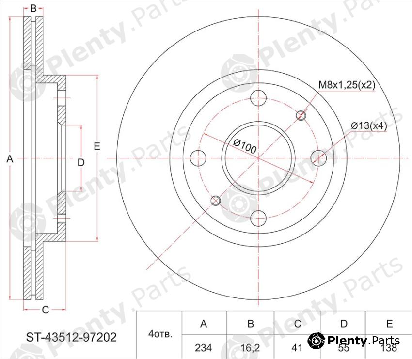  SAT part ST4351297202 Replacement part