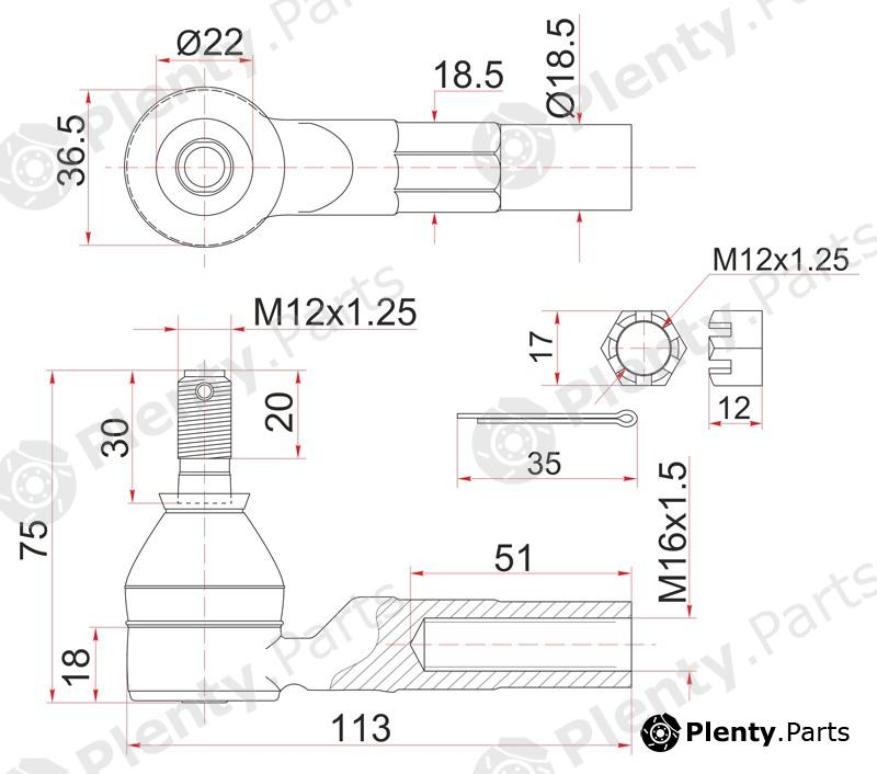  SAT part ST-45046-19206 (ST4504619206) Replacement part