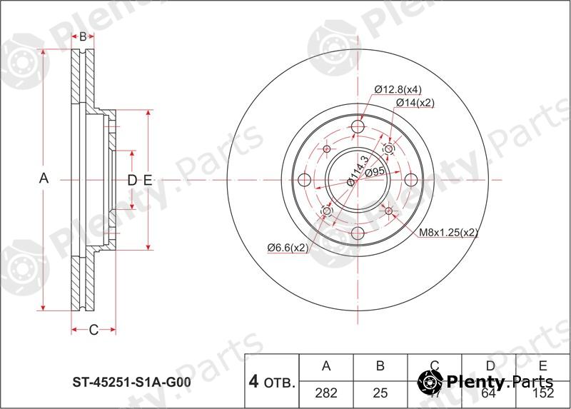  SAT part ST45251S1AG00 Replacement part