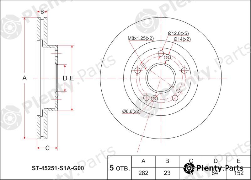  SAT part ST45251S7AN10 Replacement part