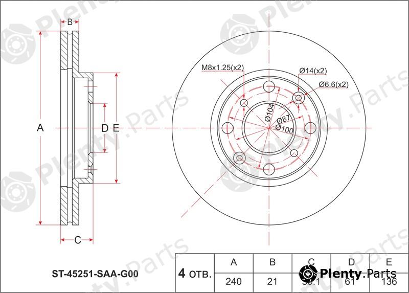  SAT part ST45251SAAG00 Replacement part