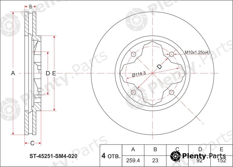  SAT part ST45251SM4020 Replacement part