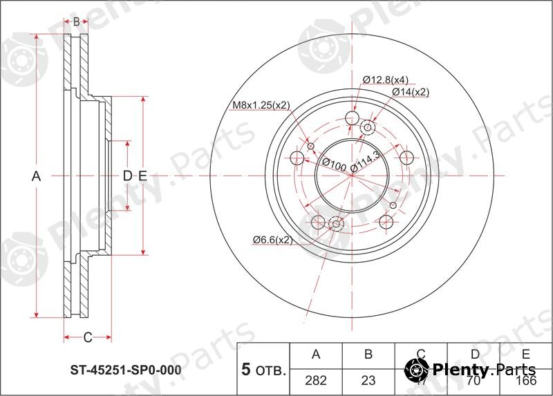  SAT part ST45251SP0000 Replacement part