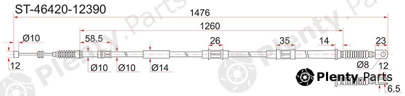  SAT part ST4642012390 Replacement part