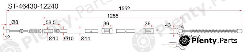  SAT part ST4643012240 Replacement part